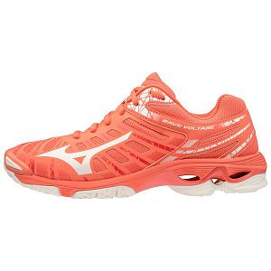 Tenis Para Voleibol Mizuno Wave Voltage Mujer Naranjas/Blancos | Mexico-279318